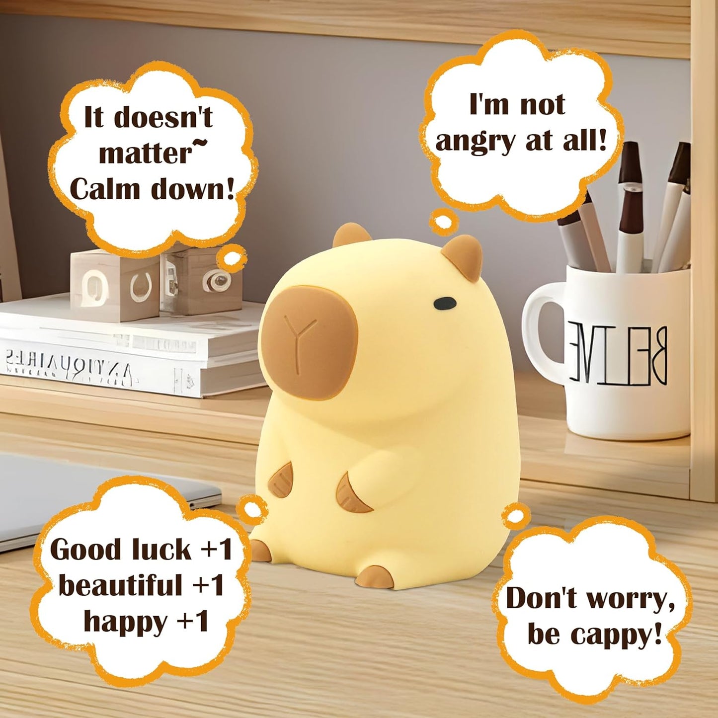 Cute Capybara Nightlight Perfect Birthday Christmas Easter Gifts for Kids.