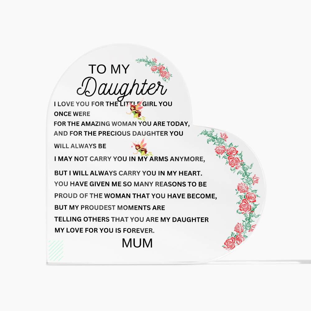 To My Beautiful Daughter