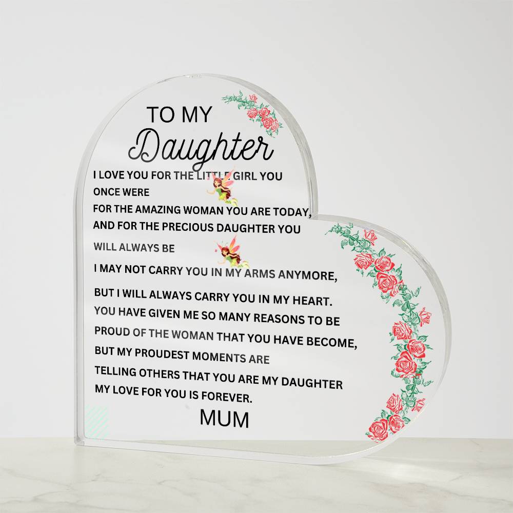 To My Beautiful Daughter